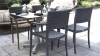 Java Stacking Commercial Plastic Resin Dining Chair - Lifestyle