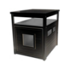 Jumbo End Table Cat Litter Box for Pet Daycare - Espresso