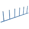 Weave Posts Agility Dog Park Equipment - Set of 6 - Blue