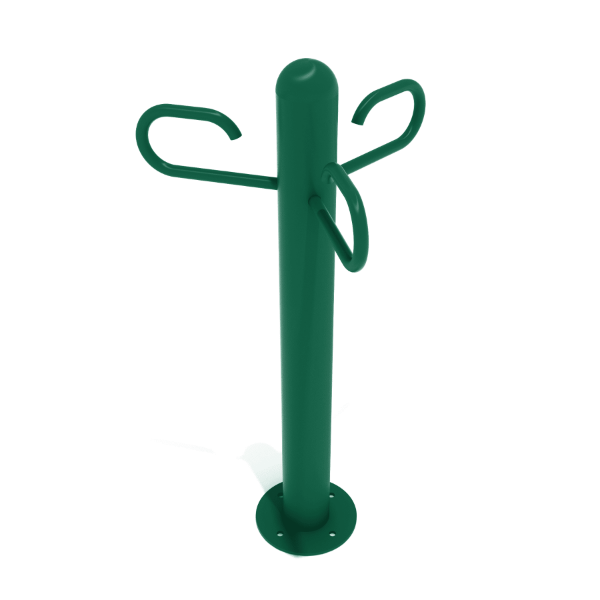 Leash Holder for Dog Parks with Zinc-rich Primer