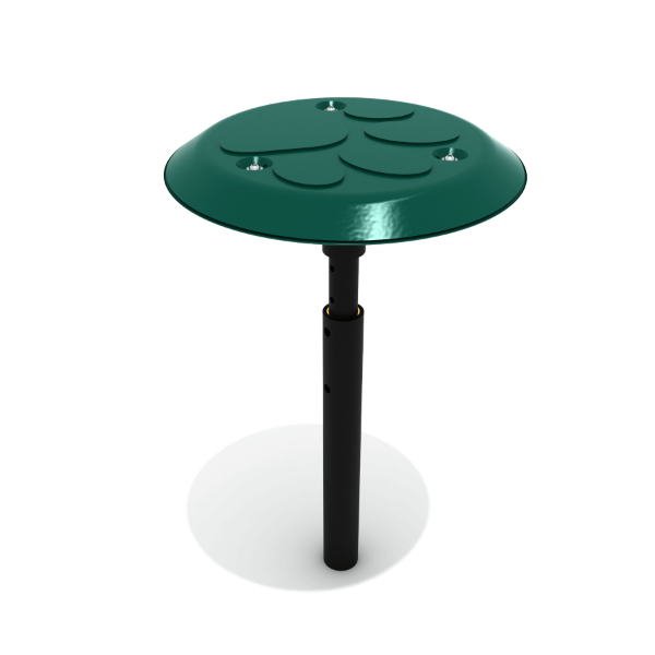 Dog Park Stepping Platform with Paw Print Design - Single