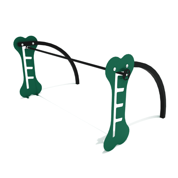 Bone Dog Park Agility Equipment with Adjustable Bar