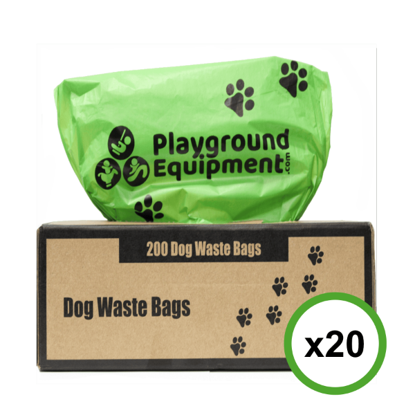 Replacement Dog Waste Bags for Pet Station - 200 per roll - 12 Packs