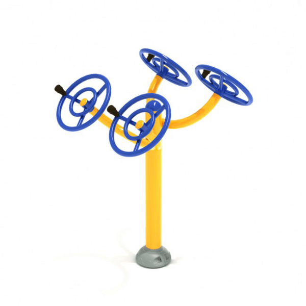 Double Station Arm Rotation Fitness Park Equipment