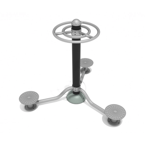 Triple Station Torso Twist Fitness Park Equipment