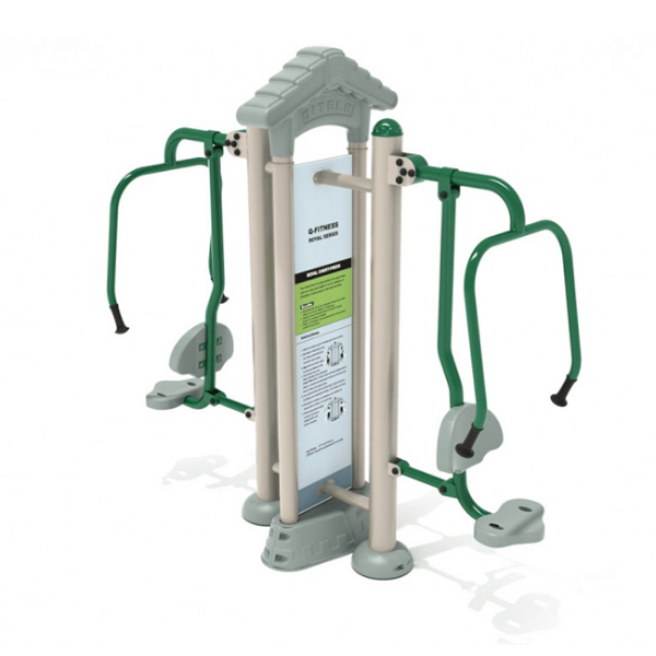 Double Station Royal Chest Press Outdoor Fitness Equipment for Adults