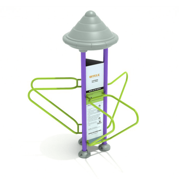 Triple Station Royal Dip Fitness Park Equipment