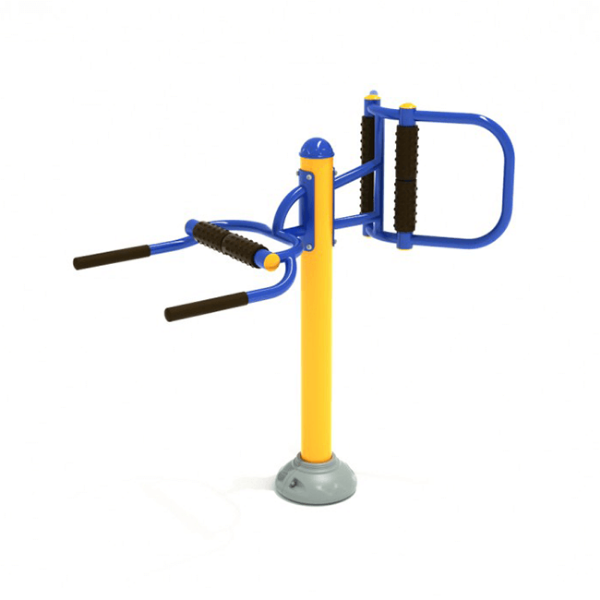 Double Station Back Massage Park Fitness Equipment
