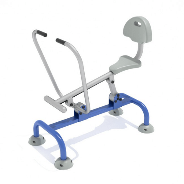 Single Station Rower with Back Park Fitness Equipment