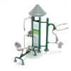Triple Station Royal Upper Body Combo Station Outdoor Gym Equipment - Front