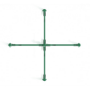 Quadruple Pull-Up Bar Unit Outdoor Fitness Equipment for Adults - Top