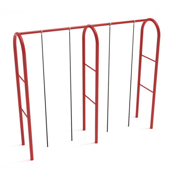 Quadruple Rope Climber with Arch Posts Fitness Park Equipment