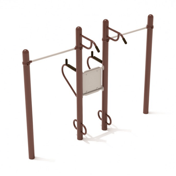 Pull and Dip Station Fitness Park Equipment