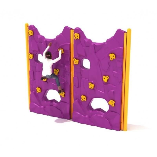 Double Panel Rock Climber Children Fitness Park Equipment - Ages 5 to 12 Years