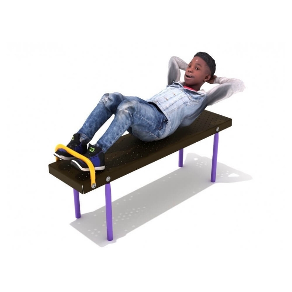 Sit Up Bench for Children Fitness Park Equipment  - Ages 5 to 12 Years