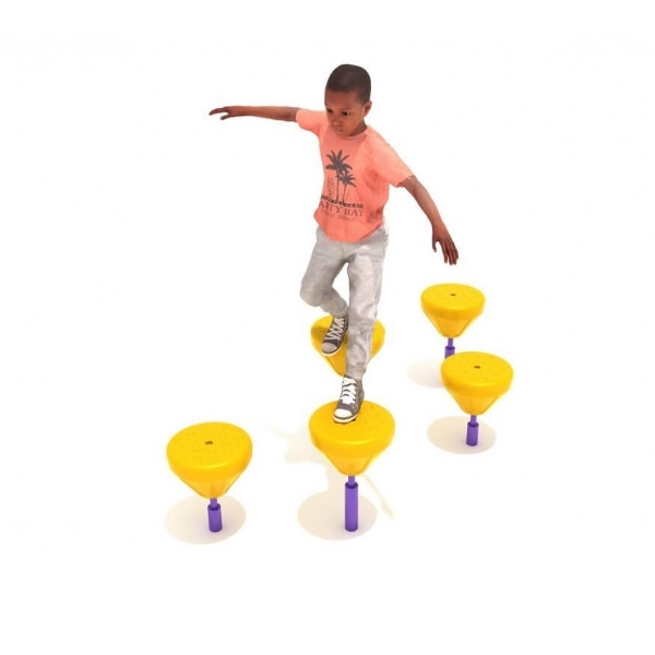Pebble Stepping Pads - Set of 5 - Ages 2 to 12 Years