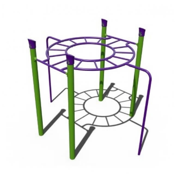 360 Degree Orbital Overhead Ladder Fitness Equipment for Kids - Ages 5 to 12 Years