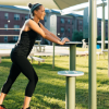 Stretching Post Fitness Park Equipment - Lifestyle