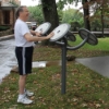 Energy and Strength Wheels Outdoor Exercise Equipment for Seniors - Lifestyle
