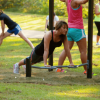 Push-Up Station Park Fitness Equipment - Lifestyle