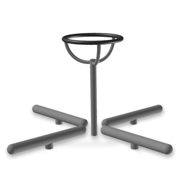 Assisted Step Around Outdoor Park Fitness Equipment