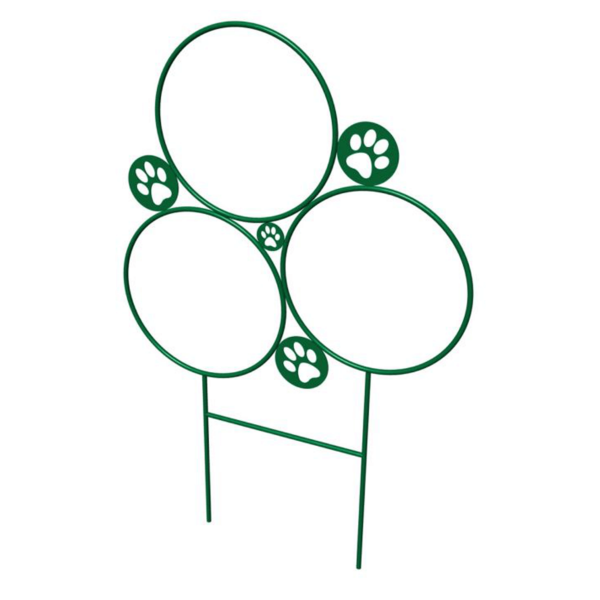 Dog Park Three Hoop Dog Jump - Powder Coated - Green
