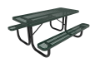 Picture of ELITE 6 ft. Thermoplastic Coated Steel Picnic Table - Quick Ship