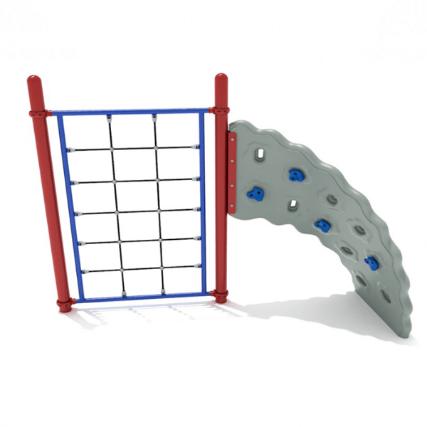 PCH002 - 1 Panel Rope Challenger Playground Rock Wall - Ages 5 to 12 Yrs.