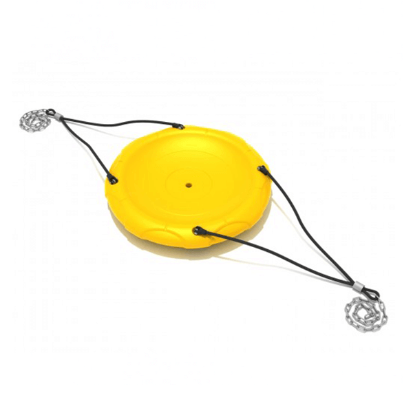 Nest Swing Seat with Rope and Chain For Commercial Playground Swings - Yellow