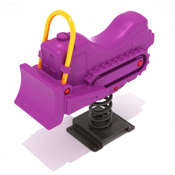 Benny Bulldozer Spring Rockers Playground Equipment - Ages 2 to 5 Yrs.