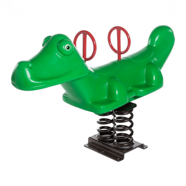 After While Crocodile Spring Rockers Playground Equipment - Ages 2 to 5 Yrs.