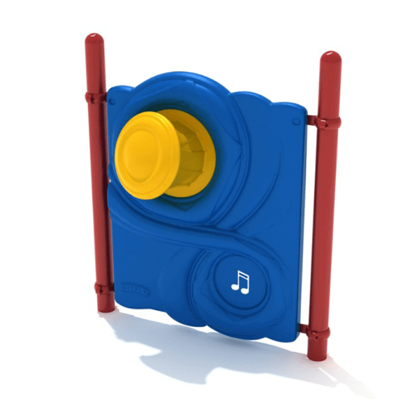 Drum Beat Freestanding Playground Learning Panel with Posts - Ages 2 to 12 Yrs. - Primary