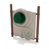 Drum Beat Freestanding Playground Learning Panel with Posts - Ages 2 to 12 Yrs. - Neutral