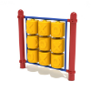 Traditional Tic-Tac-Toe Freestanding Playground Learning Panel with Posts - Ages 2 to 12 Yrs. - Primary