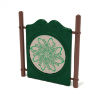 Finger Maze Freestanding Playground Learning Panel with Posts - Ages 2 to 12 Yrs. - Neutral