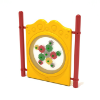 Gear Freestanding Playground Learning Panel with Posts - Ages 2 to 12 Yrs. - Primary