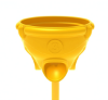 Triple Toss Funnel Ball Playground Equipment - Ages 2 to 12 Yrs. - Yellow