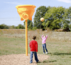 Triple Toss Funnel Ball Playground Equipment - Ages 2 to 12 Yrs. for Parks