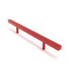 8-feet Straight Balance Beam Playground Equipment - Ages 2 to 12 Yrs. - Red