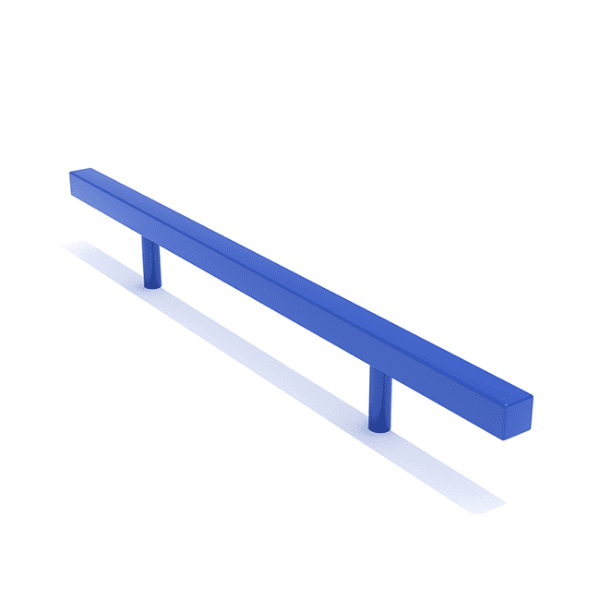 8-feet Straight Balance Beam Playground Equipment - Ages 2 to 12 Yrs. - Blue