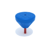 Single Pebble Balance Playground Equipment - Ages 2 to 12 Yrs. - Blue on Red