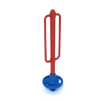 1 Pod Freestanding Playground Climber - Ages 2 to 12 Yrs. - Red with Blue