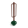 1 Pod Freestanding Playground Climber - Ages 2 to 12 Yrs. - Brown with Green