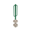 2 Pods Freestanding Playground Climber - Ages 2 to 12 Yrs. - Green with Tan