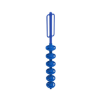 6 Pods Freestanding Playground Climber - Ages 5 to 12 Yrs. - Blue with Blue