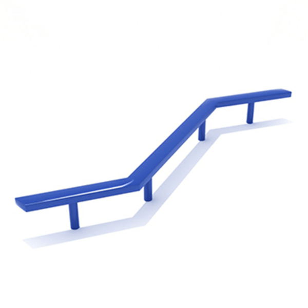 Zigzag Balance Beam Playground Equipment - Ages 2 to 12 Yrs.  - Blue