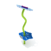 Flower Stepper with Leaf Stepping Stone Playground Equipment- Single - Ages 2 to 12 Yrs. - Side