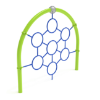 PGS011 - Sunrise Climbing Playground Equipment - Ages 5 to 12 Yrs. - Blue on Lime Green
