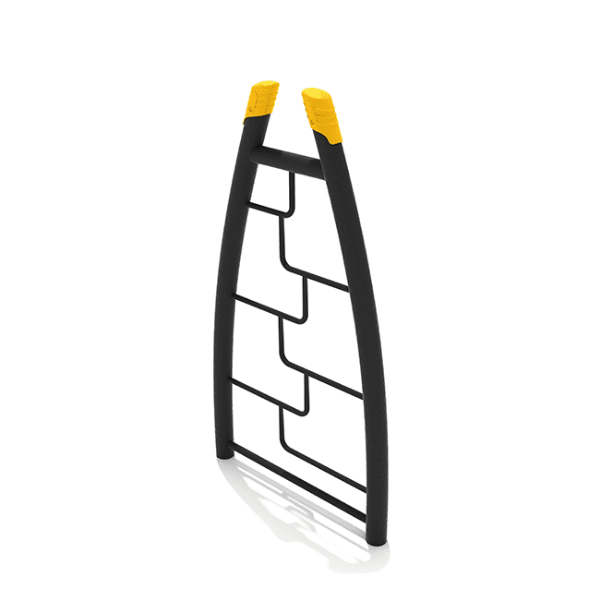 Maze Rung Vertical Playground Ladder with Curved Post - Ages 5 to 12 Yrs.