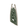 PGS036 - Panel Playground Climbing Rock Wall with Curved Post - Ages 5 to 12 Yrs. - Moss Green on Tan